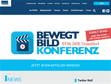 Tablet Screenshot of bvdw.org
